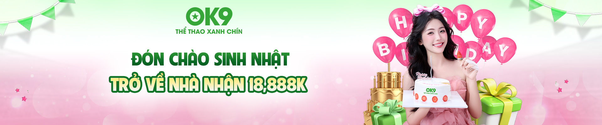 OK9 - Thể thao xanh chín